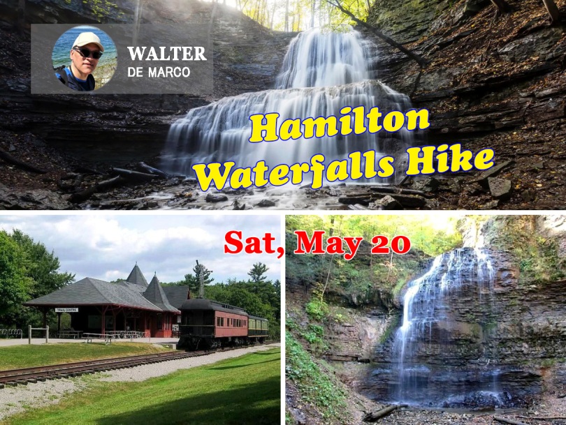 Scenic Hamilton Waterfalls Hike (Bus Ride Incl) Sat, May 20